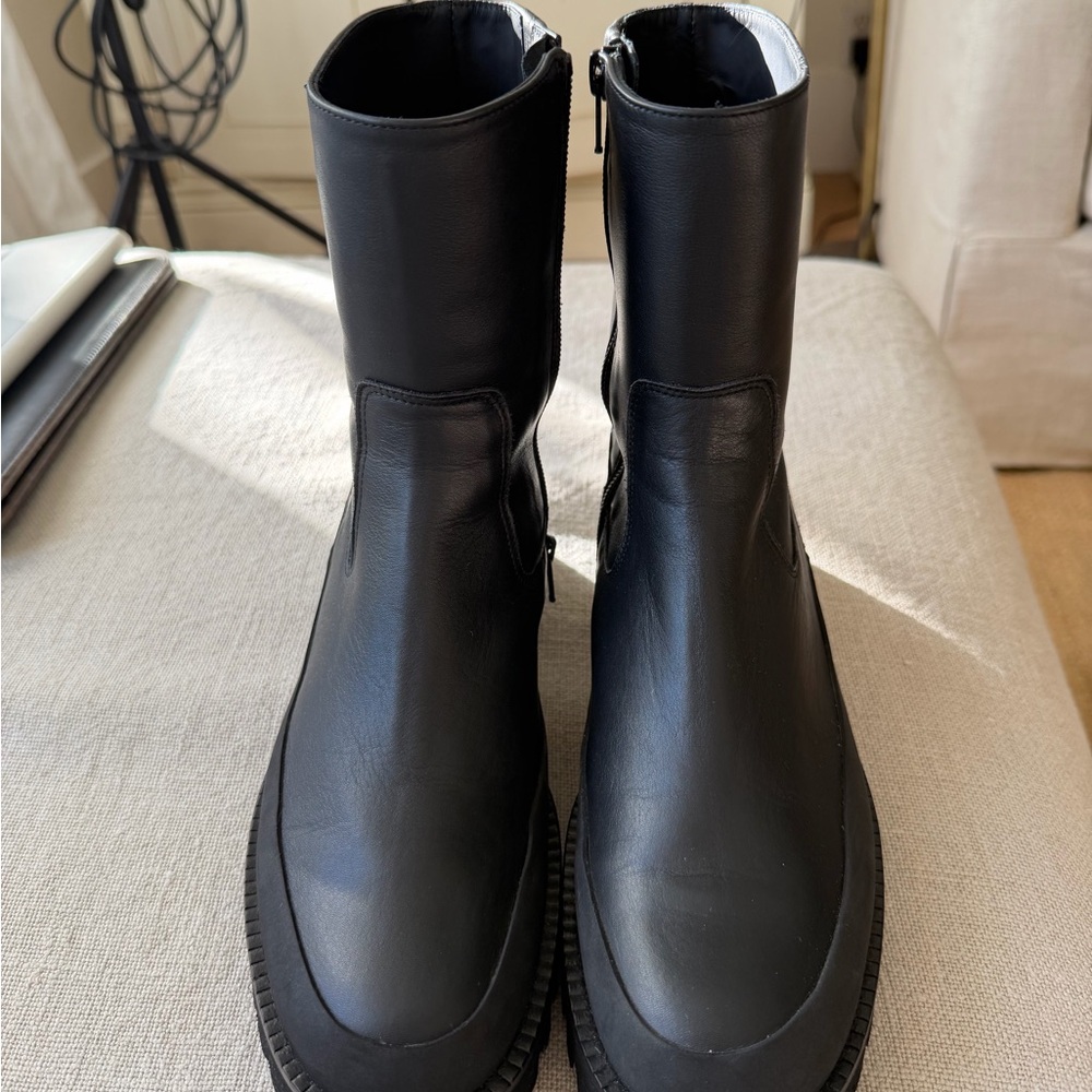 REVOLVE NWT Paloma Barcelo Combat Black Boot Day to evening elevate ❤️🌈 - Picture 11 of 12
